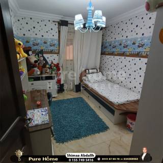 شقة للايجار 150 متر جليم علي الترام مباشرة