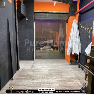 كافيه للبيع سيدي بشر بجانب فندق المحروسه