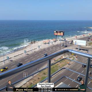 شقة مفروشة للايجار كامب شيزار علي البحر