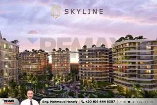 شقة 118 متر للبيع سموحة كمبوند سكاي لاين