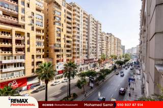 شقة للبيع 300م سموحة ش فوزي معاذ عمارة براند