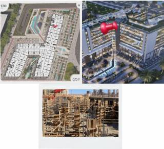 مكتب ادارى 185م للايجار فى قطاميه هايتس