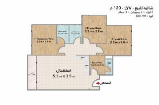 استلام فوري في العلمين شقة متشطبة للبيع بالتقسيط