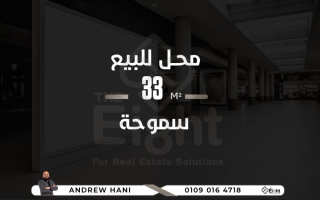 محل للبيع 33 متر سموحة شارع النصر