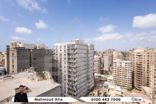 شقة للبيع 170 متر كفر عبده شارع امير البحار