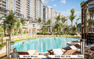 شقه للايجار 140 متر كامب شيزار ترام مباشر