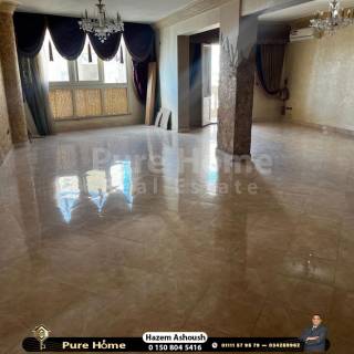 للبيع شقة برشدى شارع سوريا الرئيسى 250م الترا لوكس