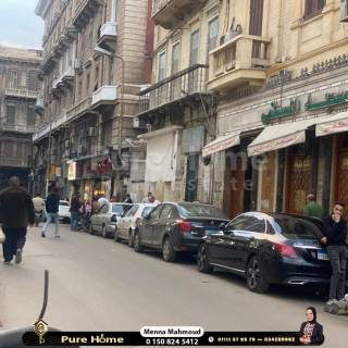 محل ميزان للبيع 190 متر 130 متر الازاريطة ش سوتر الرئيسي