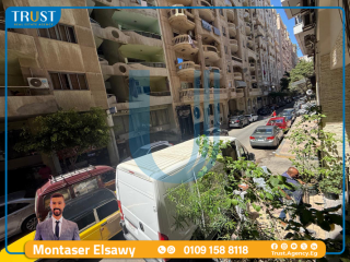 شقة للايجار تصلح سكني او اداري سموحة