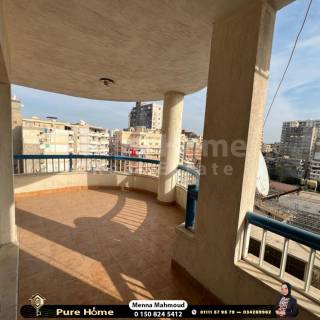 شقة للبيع 380 متر زيزينيا علي الترام مباشرة
