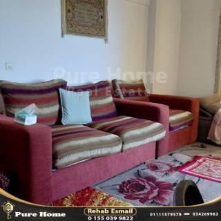 شقة للايجار 140 متر سيدي جابر ابراج سيدي جابر