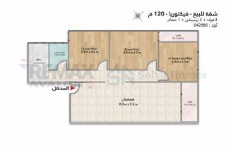 شقة للبيع 130 متر فيكتوريا شارع المحمدية