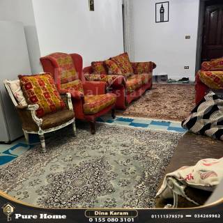 شقة للايجار المفروش رشدي شارع سوريا